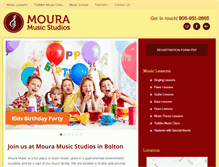 Tablet Screenshot of mouramusicstudios.com